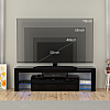 high glossy led tv stand