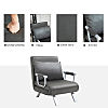 Chair Sofa Lounger Couch w/Adjustable Backrest
