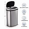 Touch-Free Sensor Automatic Stainless-Steel Trash Can
