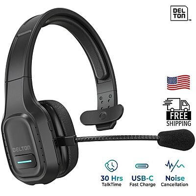 Professional Wireless Computer Headset with Mic
