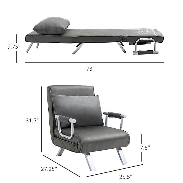 Sofa Chair w/Adjustable Backrest