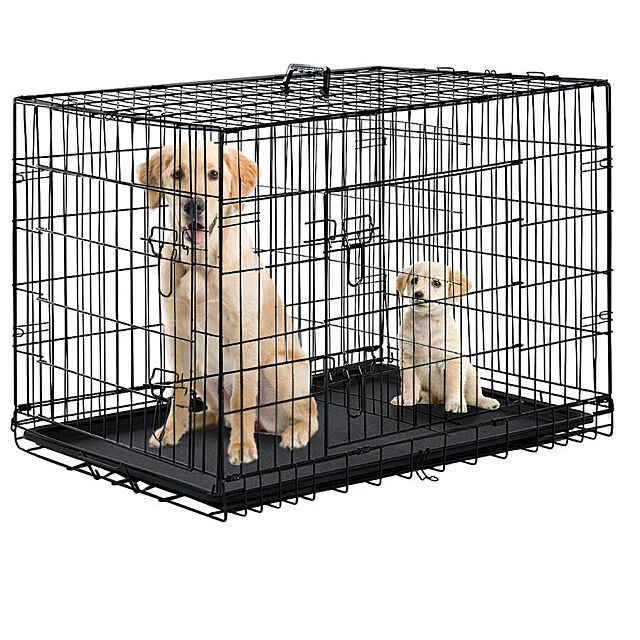folding dog cage