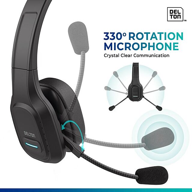Wireless Computer Headset with Mic
